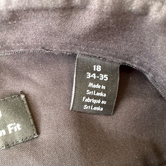 Black Nordstrom Dress Shirt / 18 - 34/35 - Picture 3 of 5